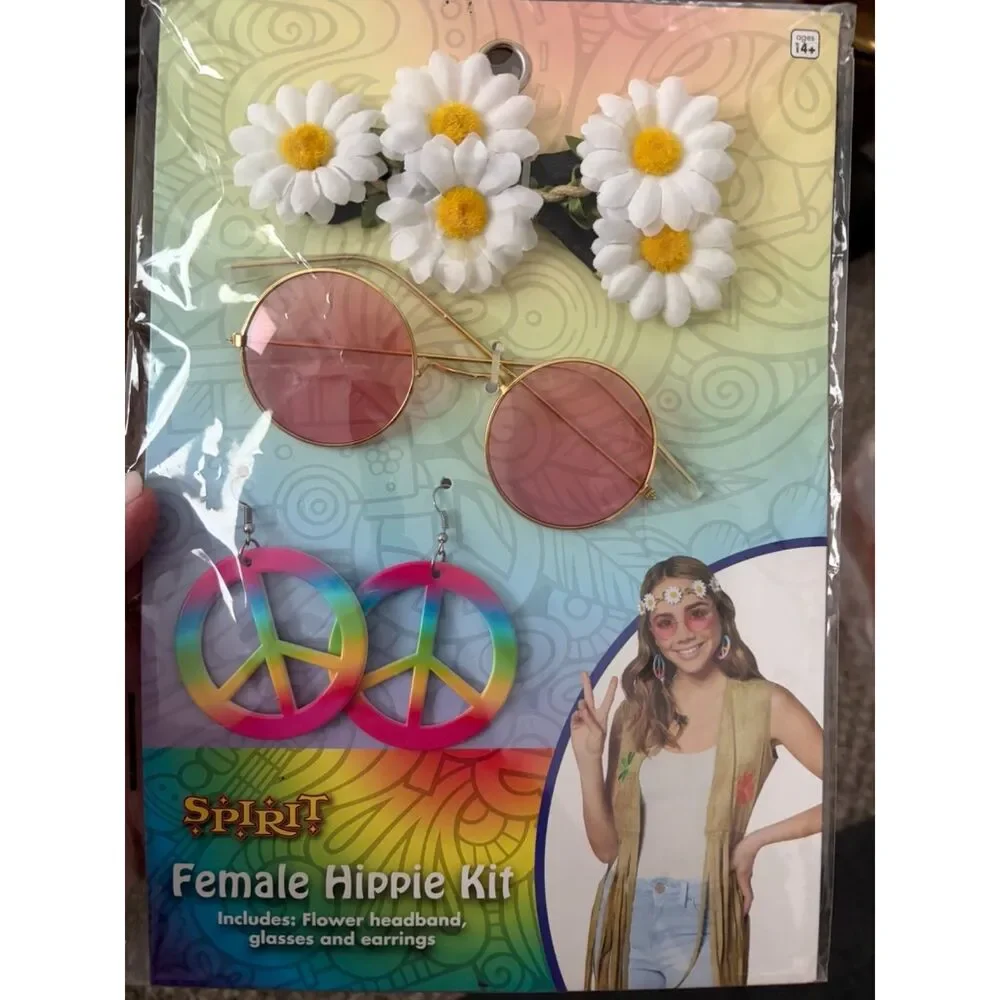 Female hippie Kit for costume - Picture 3 of 3